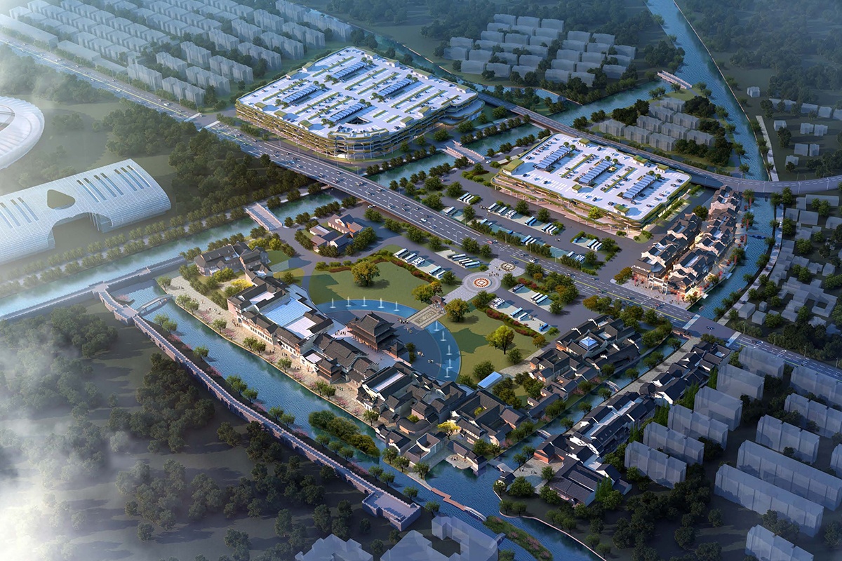 海寧鹽官音樂(lè)小鎮(zhèn)智慧旅游服務(wù)中心停車(chē)場(chǎng)項(xiàng)目